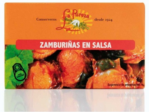 Zamburiñas en salsa