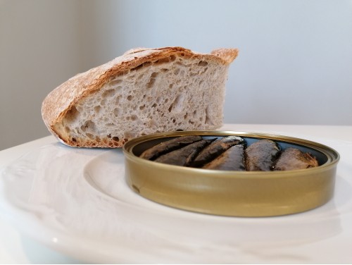 Truchas ahumadas en aceite de oliva. P.E. 120 Grs.