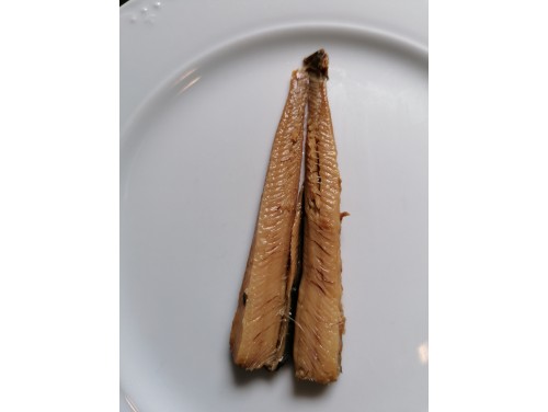 Truchas ahumadas en aceite de oliva. P.E. 120 Grs.