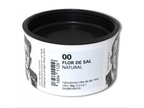 Flor de sal natural. 30 GRS.