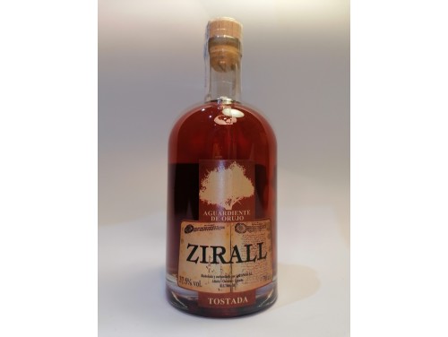 Aguardiente de orujo tostada Zirall